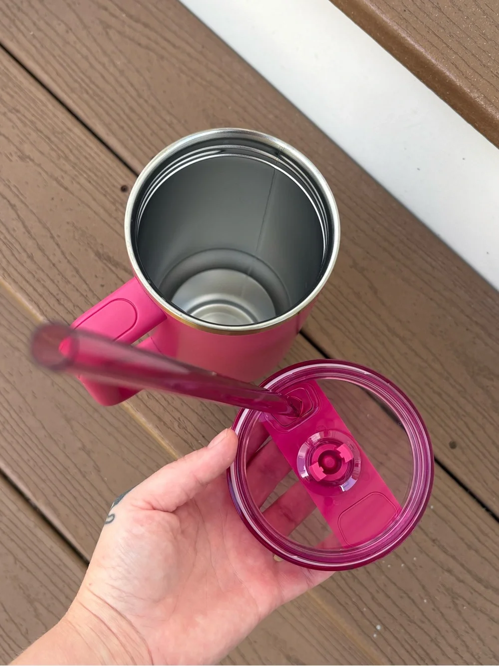 Stanley x Starbucks 40oz Sparkle Pink Tumbler
